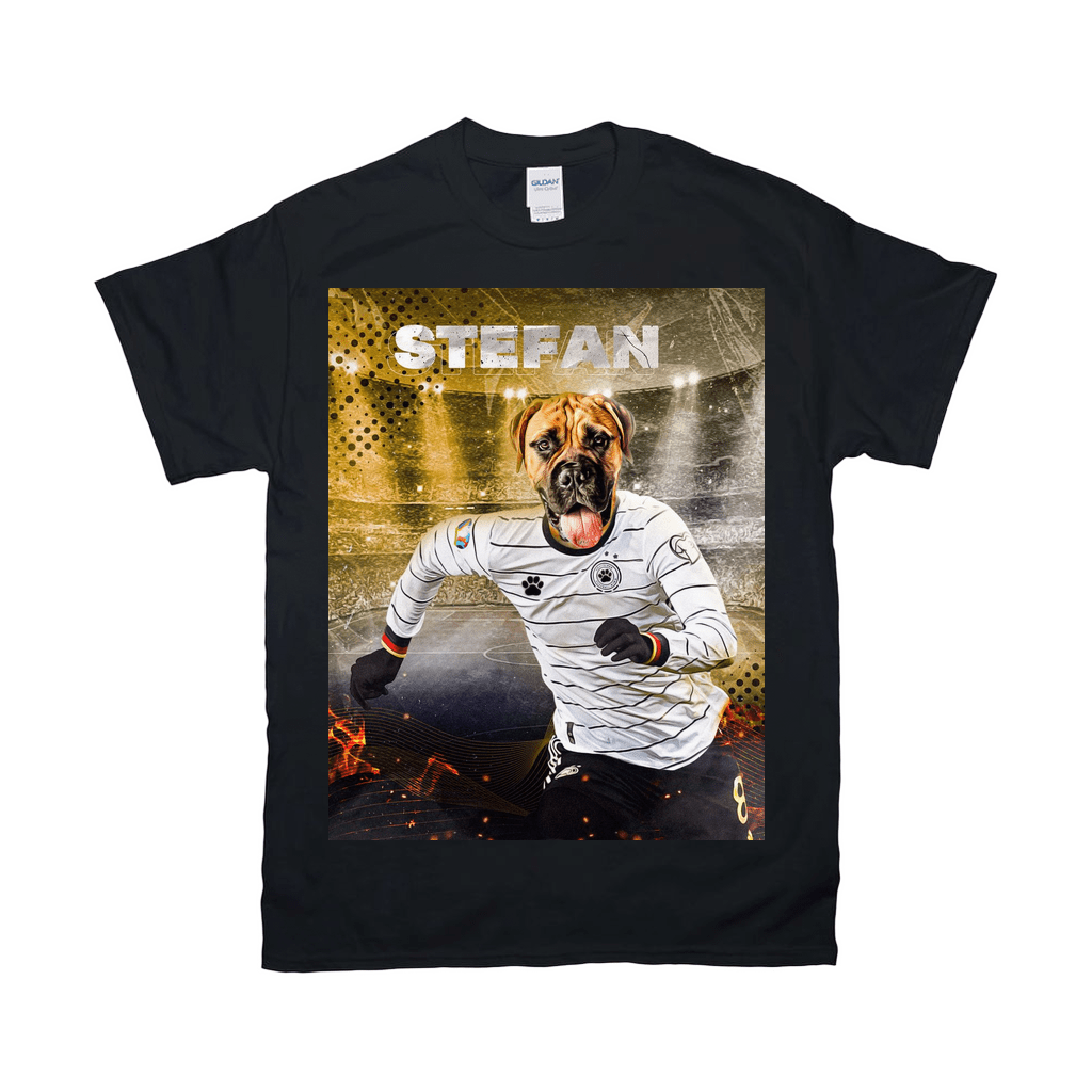 &#39;Germany Doggos Soccer&#39; Personalized Pet T-Shirt