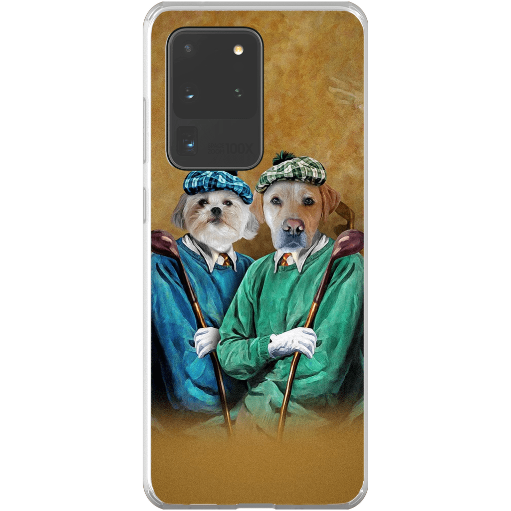 &#39;The Golfers&#39; Personalized 2 Pet Phone Case