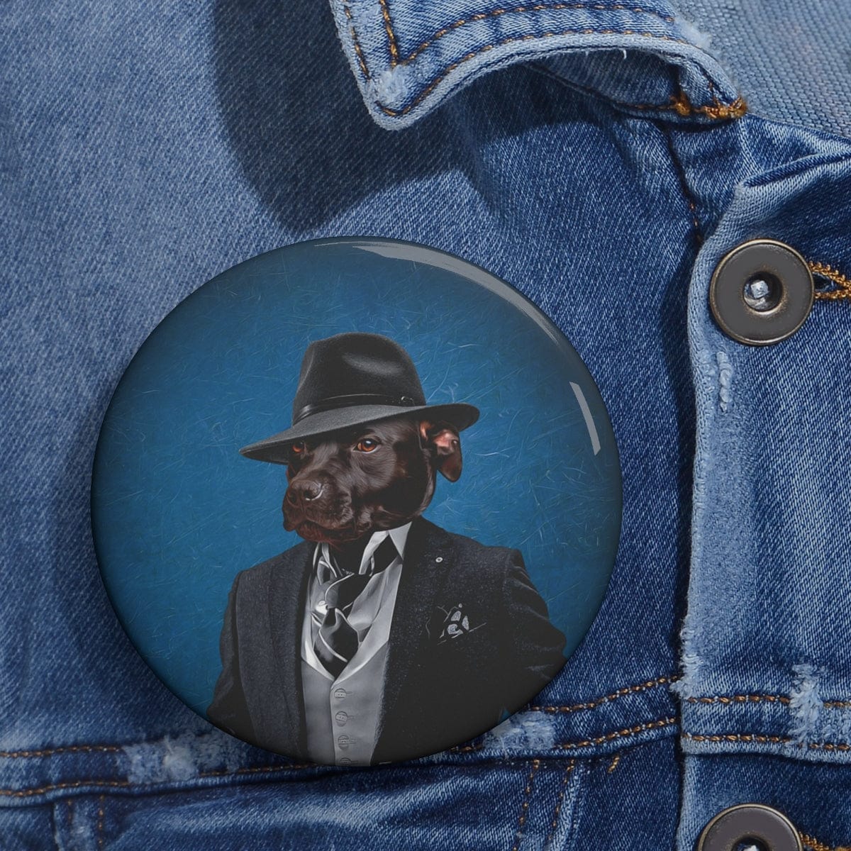 The Mobster Custom Pin
