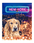 Lienzo personalizado para mascotas 'Doggos of New York'