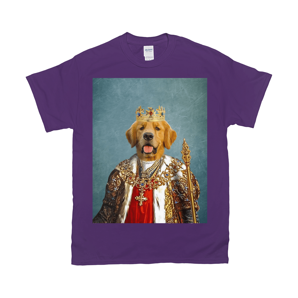 &#39;The King&#39; Personalized Pet T-Shirt