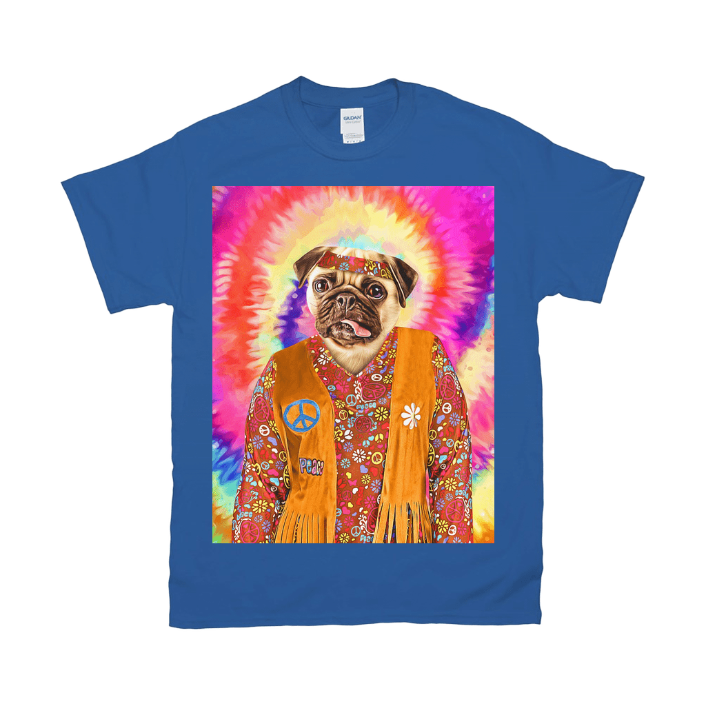 &#39;The Hippie (Female)&#39; Personalized Pet T-Shirt