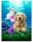 'The Mermaid' Personalized Pet Poster