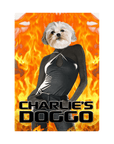 'Charlie's Doggo' Personalized Pet Standing Canvas