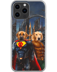 'Superdog & Aquadog' Personalized 2 Pet Phone Case