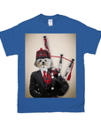 'The Bagpiper' Personalized Pet T-Shirt