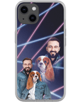 '1980s Lazer Portrait Pet(Female)/Human(Male)' Personalized Phone Case