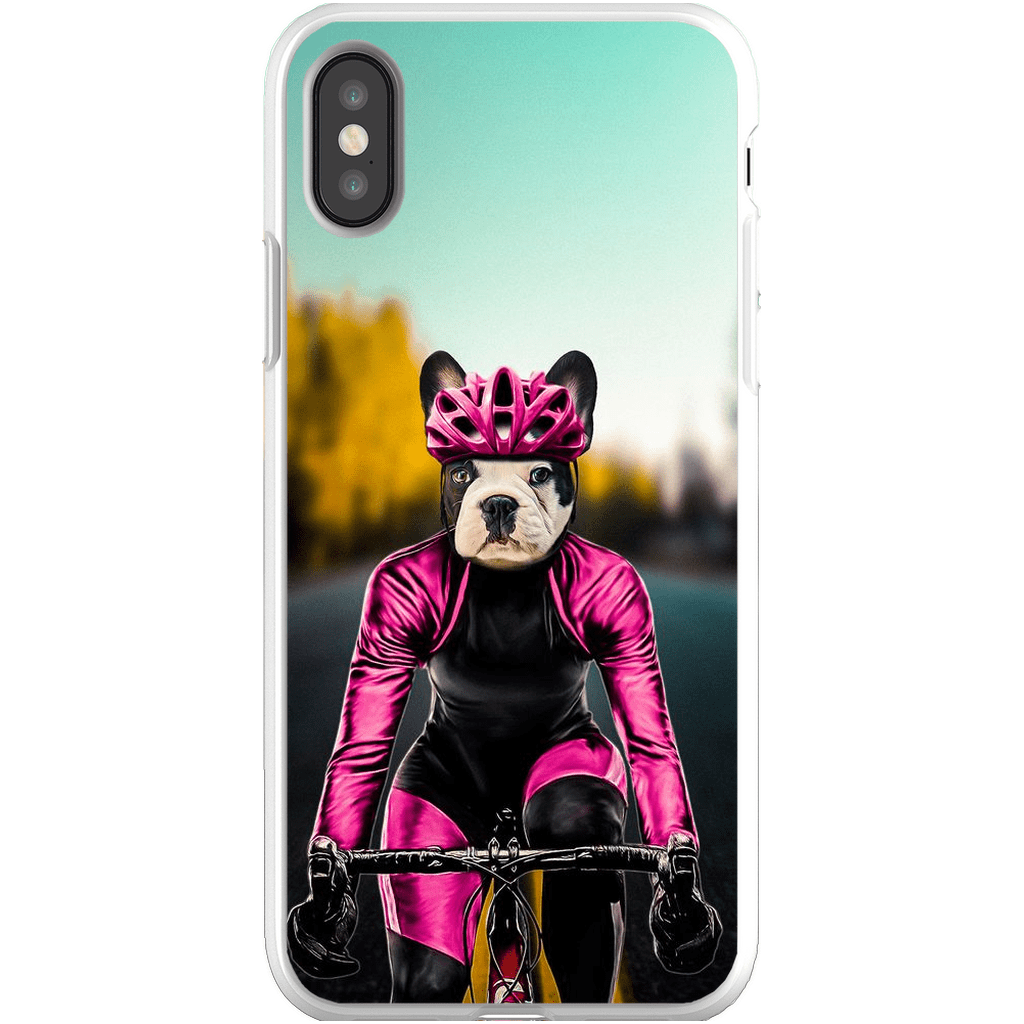 &#39;The Female Cyclist&#39; Personalized Phone Case