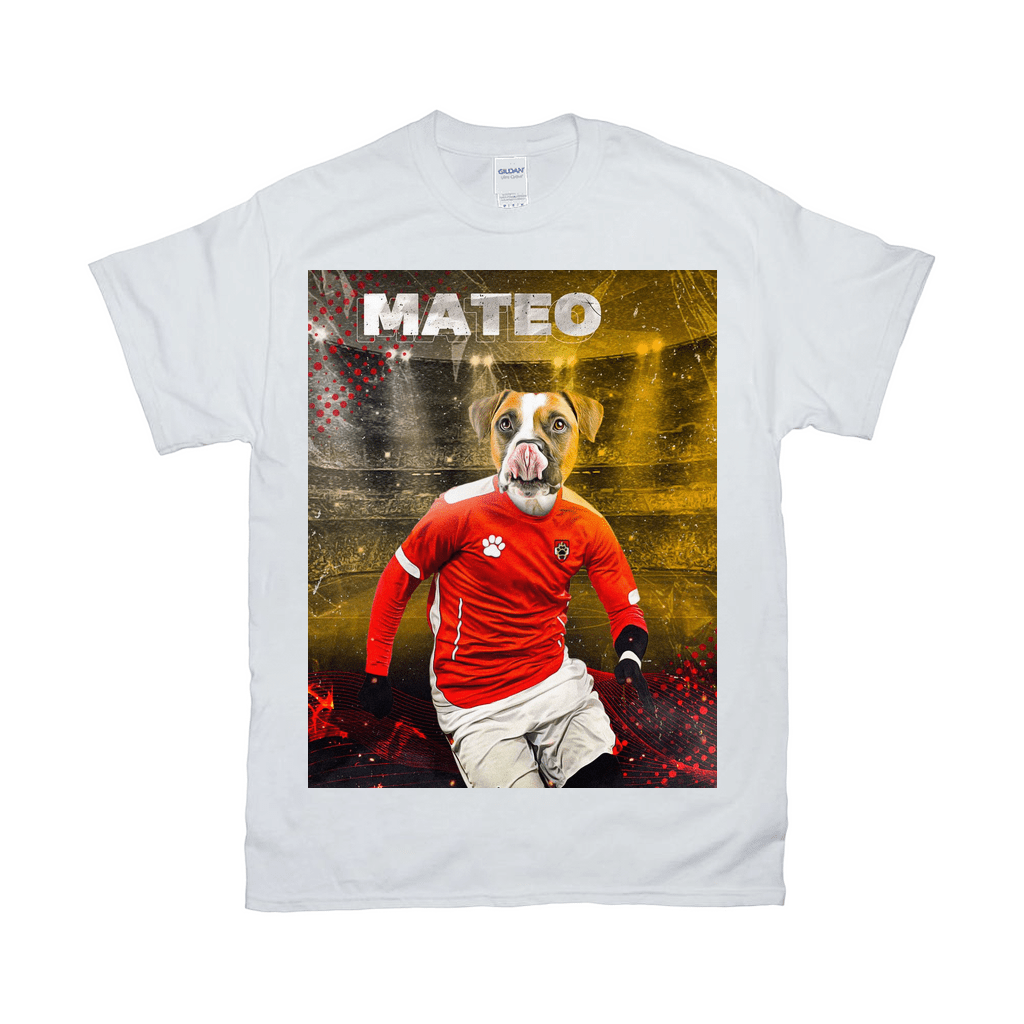 &#39;Austria Doggos Soccer&#39; Personalized Pet T-Shirt