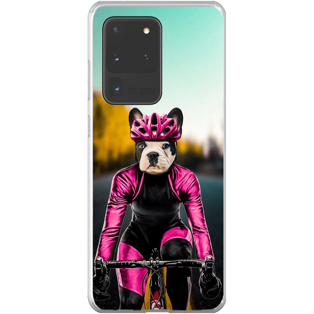 &#39;The Female Cyclist&#39; Personalized Phone Case