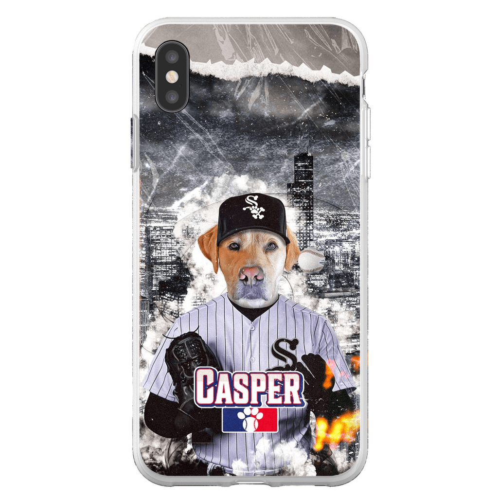&#39;Chicago White Paws&#39; Personalized Phone Case