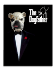 'The Dogfather' Personalized Pet Standing Canvas