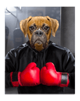 'The Boxer' Personalized Pet Standing Canvas