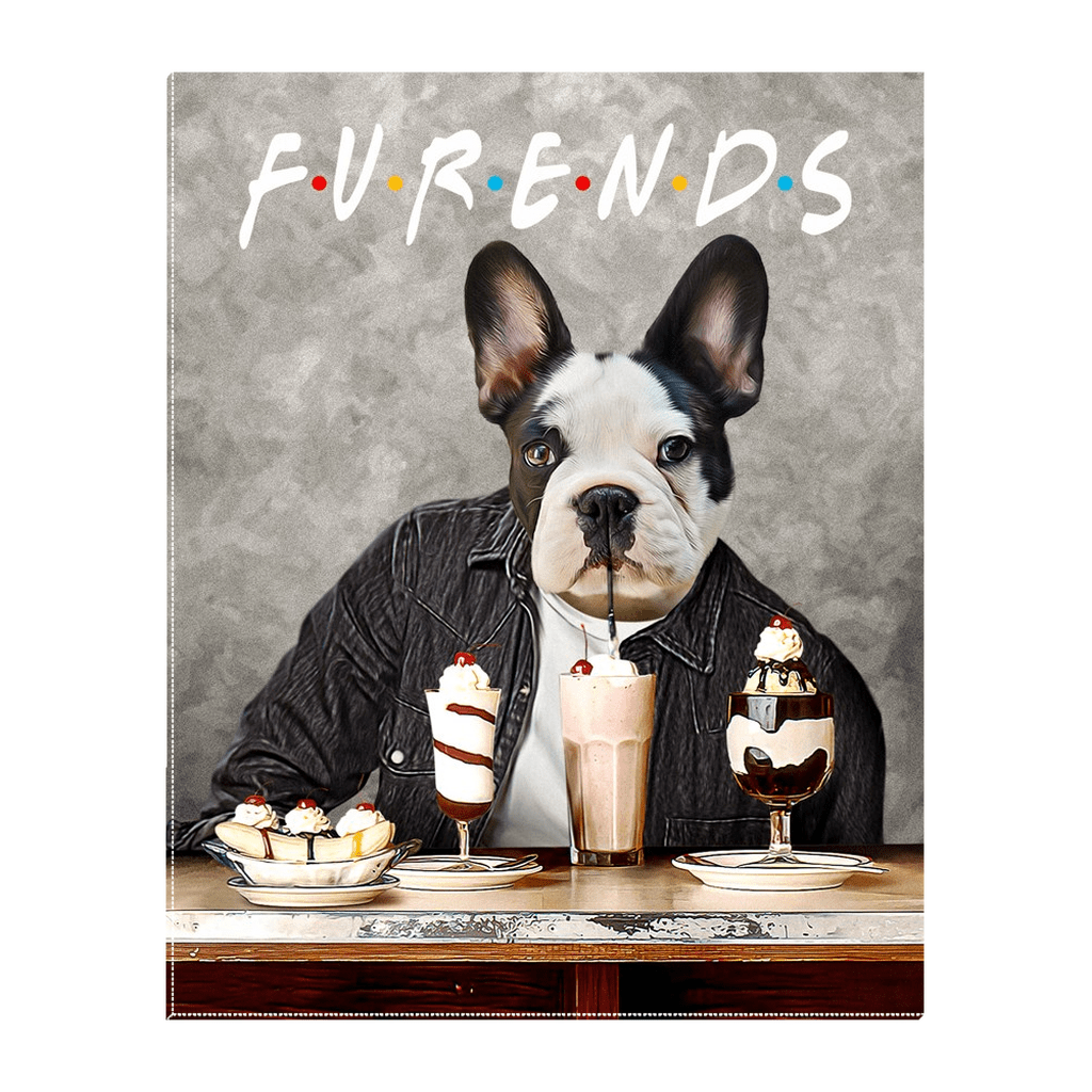 &#39;Furends&#39; Personalized Pet Standing Canvas