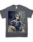 'The Army Veteran' Personalized Pet T-Shirt