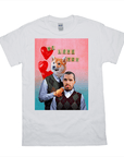 Camiseta personalizada para mascotas 'Step Doggo/Human Valentines' 