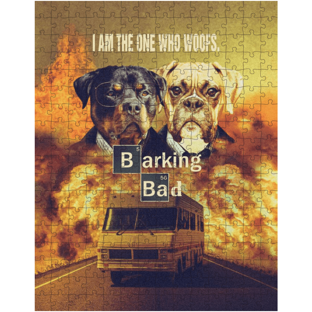 &#39;Barking Bad&#39; Personalized 2 Pet Puzzle