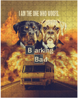 'Barking Bad' Personalized 2 Pet Puzzle