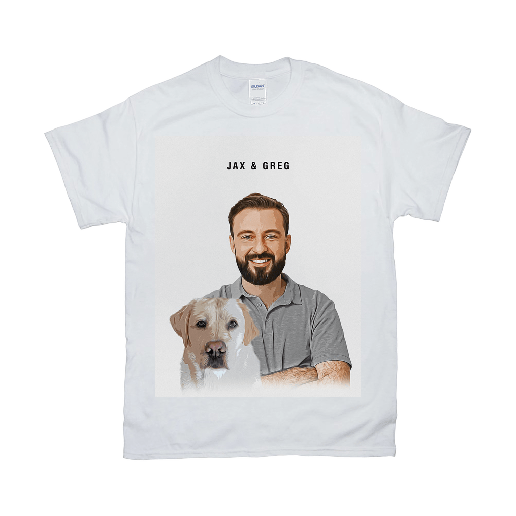 Camiseta moderna personalizada para mascotas y humanos