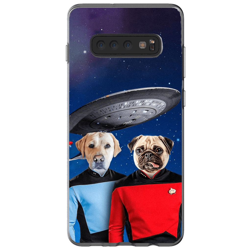 &#39;Doggo-Trek&#39; Personalized 2 Pet Phone Case