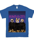 Camiseta personalizada con 3 mascotas 'Humps in the City'