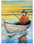 'The Fisherman' Personalized Pet Blanket