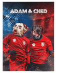 'Czech Doggos' Personalized 2 Pet Blanket