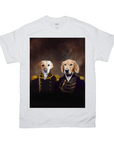 Camiseta personalizada con 2 mascotas 'El almirante y el capitán' 