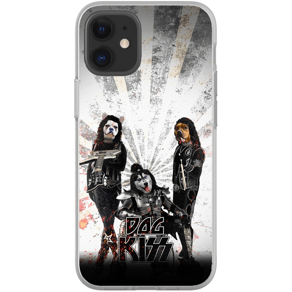 &#39;Kiss Doggos&#39; Personalized 3 Pet Phone Case