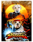 'Street Doggos' Personalized 2 Pet Poster