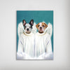 Load image into Gallery viewer, &#39;2 Angels&#39; Personalized Pet Poster