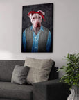 '2Pac Dogkur' Personalized Pet Canvas