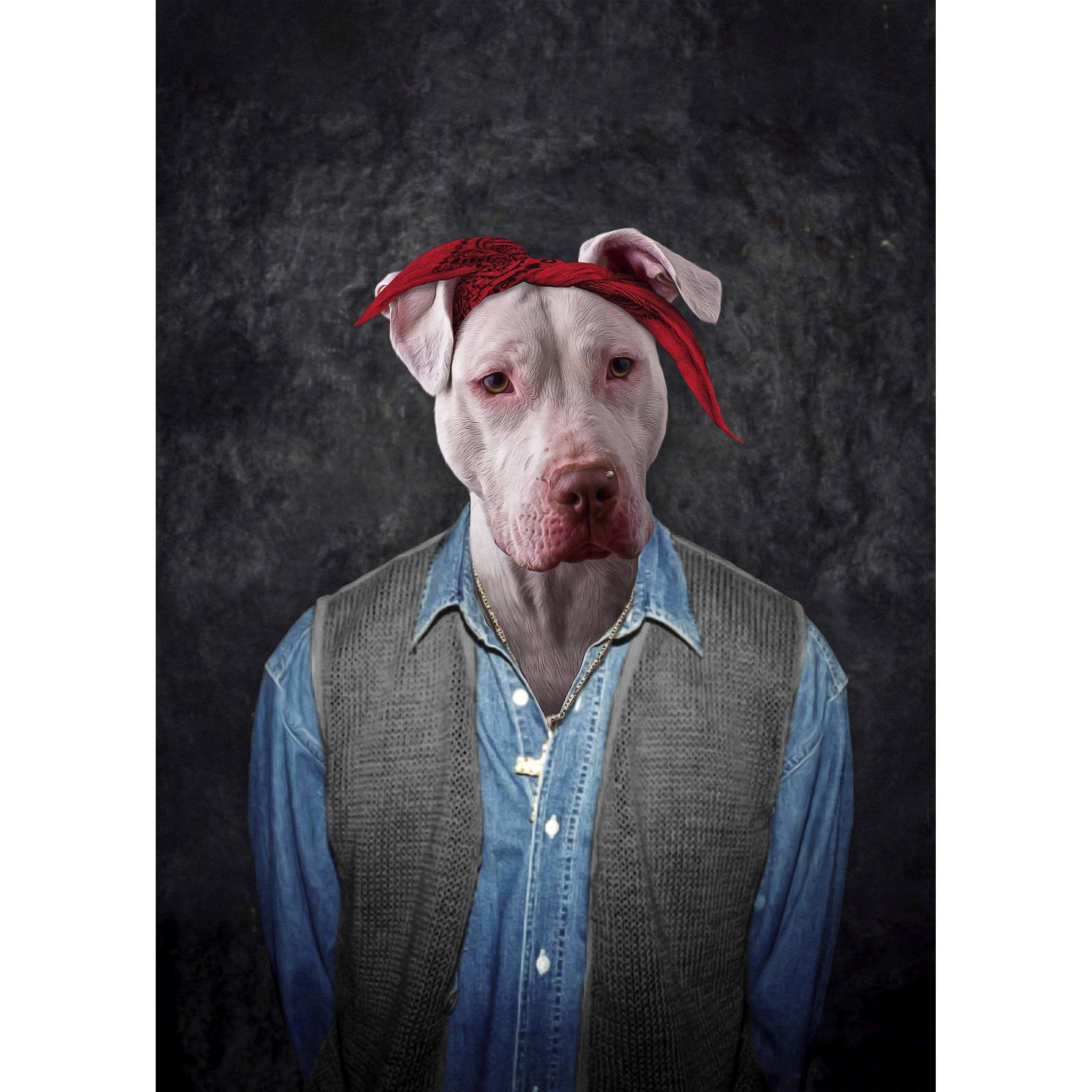 Retrato digital &#39;2Pac Dogkur&#39;