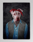 '2Pac Dogkur' Personalized Pet Blanket