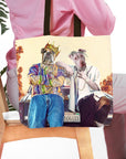 '2Paw and Notorious D.O.G. California Edition' Personalized 2 Pet Tote Bag