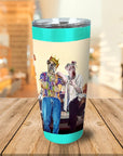 '2Paw and Notorious D.O.G. California Edition' Personalized 2 Pet Tumbler