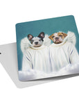 '2 Angels' Personalized 2 Pet Playing Cards