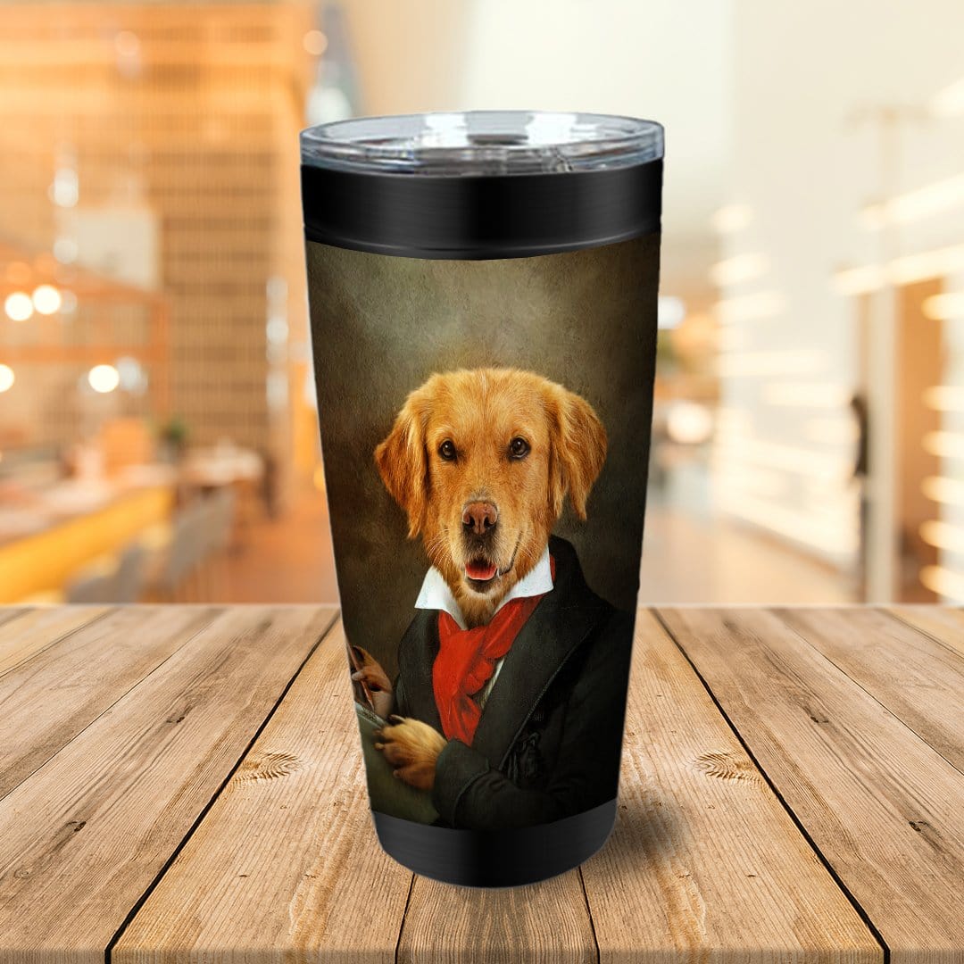 &#39;Dogghoven&#39; Personalized Tumbler