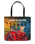 'Russia Doggos' Personalized 2 Pet Tote Bag