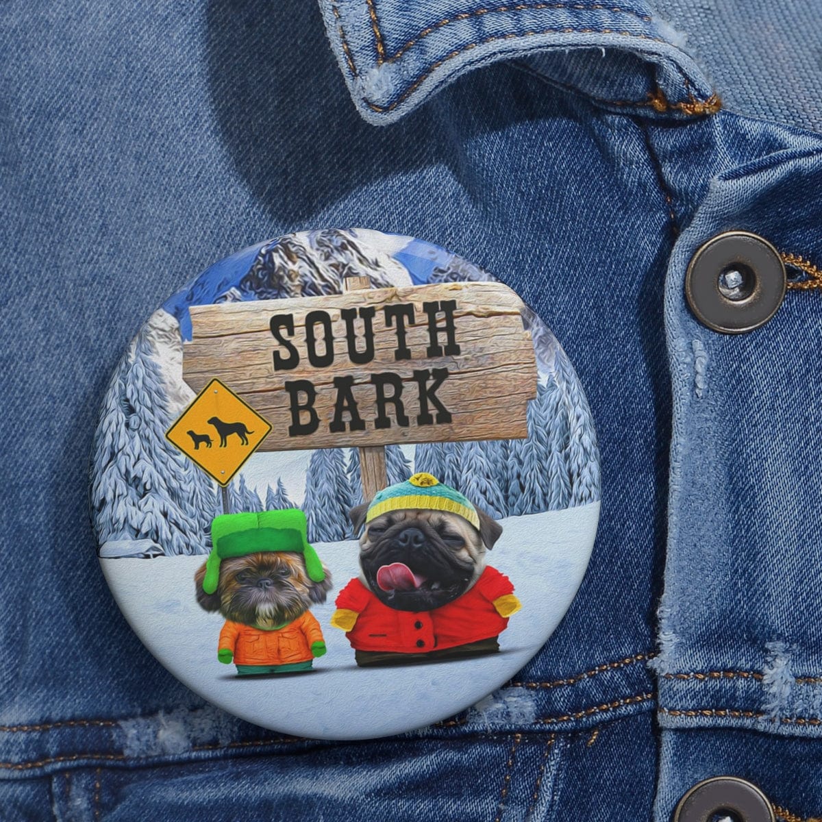 South Bark (2 - 4 mascotas) Chapa personalizada
