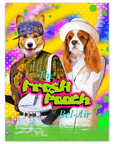 Póster personalizado para 2 mascotas 'The Fresh Pooch'