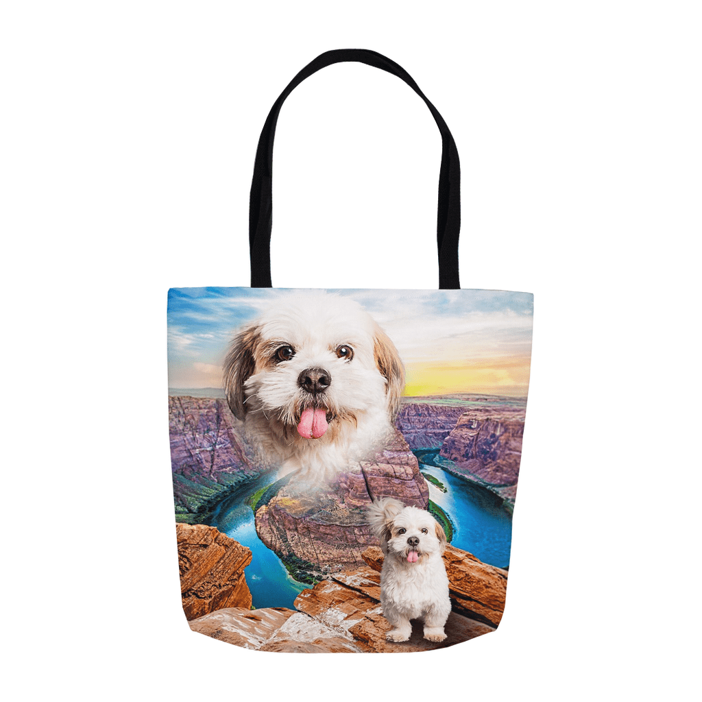 &#39;Majestic Canyon&#39; Personalized Pet Tote Bag