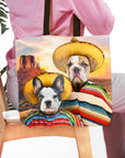 '2 Amigos' Personalized 2 Pet Tote Bag
