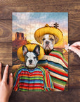 '2 Amigos' Personalized 2 Pet Puzzle