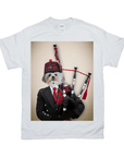 'The Bagpiper' Personalized Pet T-Shirt