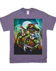 'Teenage Mutant Ninja Doggos' Personalized 3 Pet T-Shirt