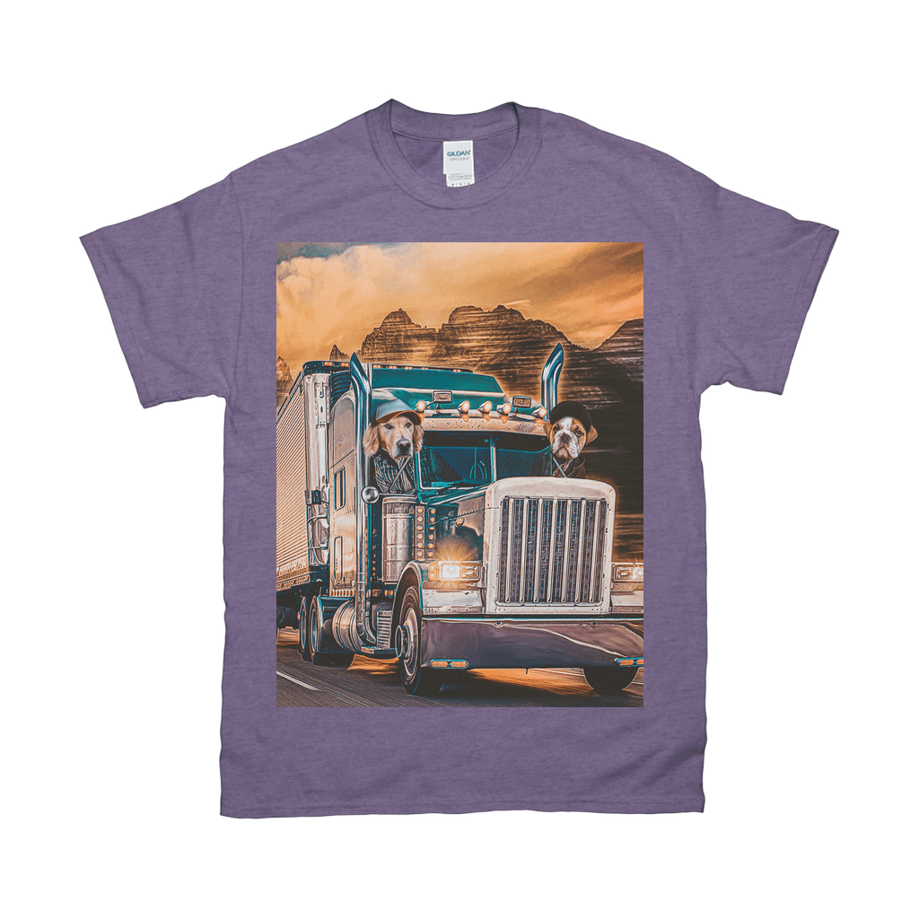 Camiseta personalizada con 2 mascotas &#39;The Truckers&#39;