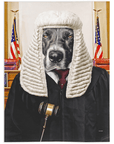 'The Judge' Personalized Pet Blanket