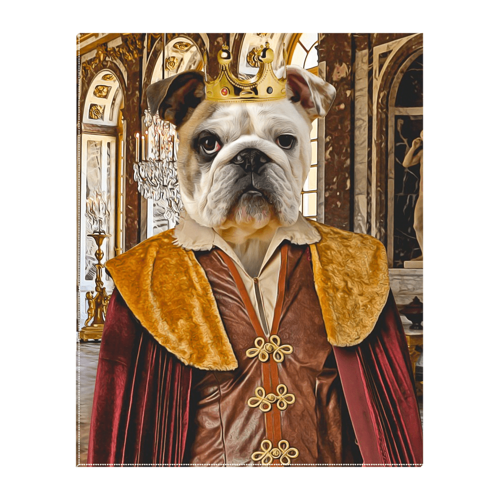 &#39;The Prince&#39; Personalized Pet Standing Canvas