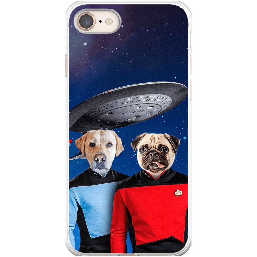 &#39;Doggo-Trek&#39; Personalized 2 Pet Phone Case